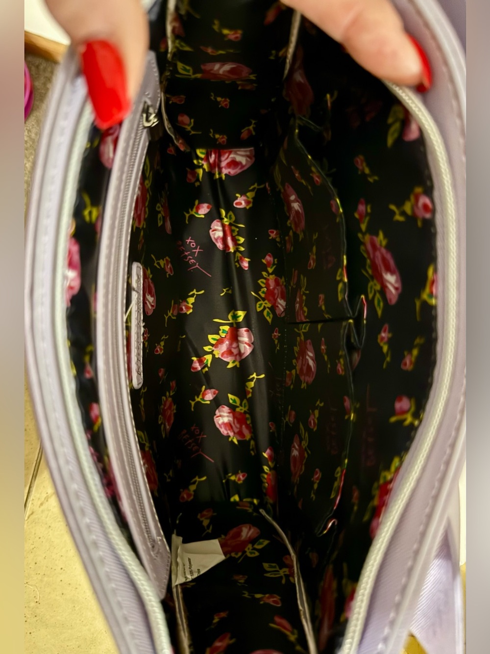 Betsey Johnson Lavender Bow Accent Wristlet Clutch - NWOT - Picture 5 of 11